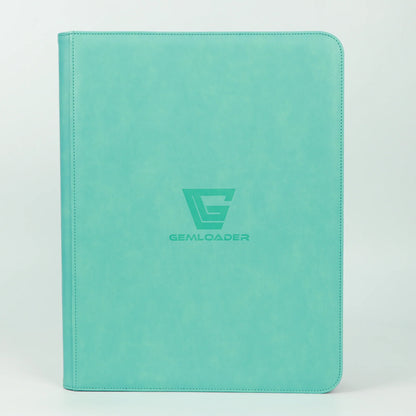 Gemloader - Premium 9 Pocket Toploader Binder - Tiffany Blue