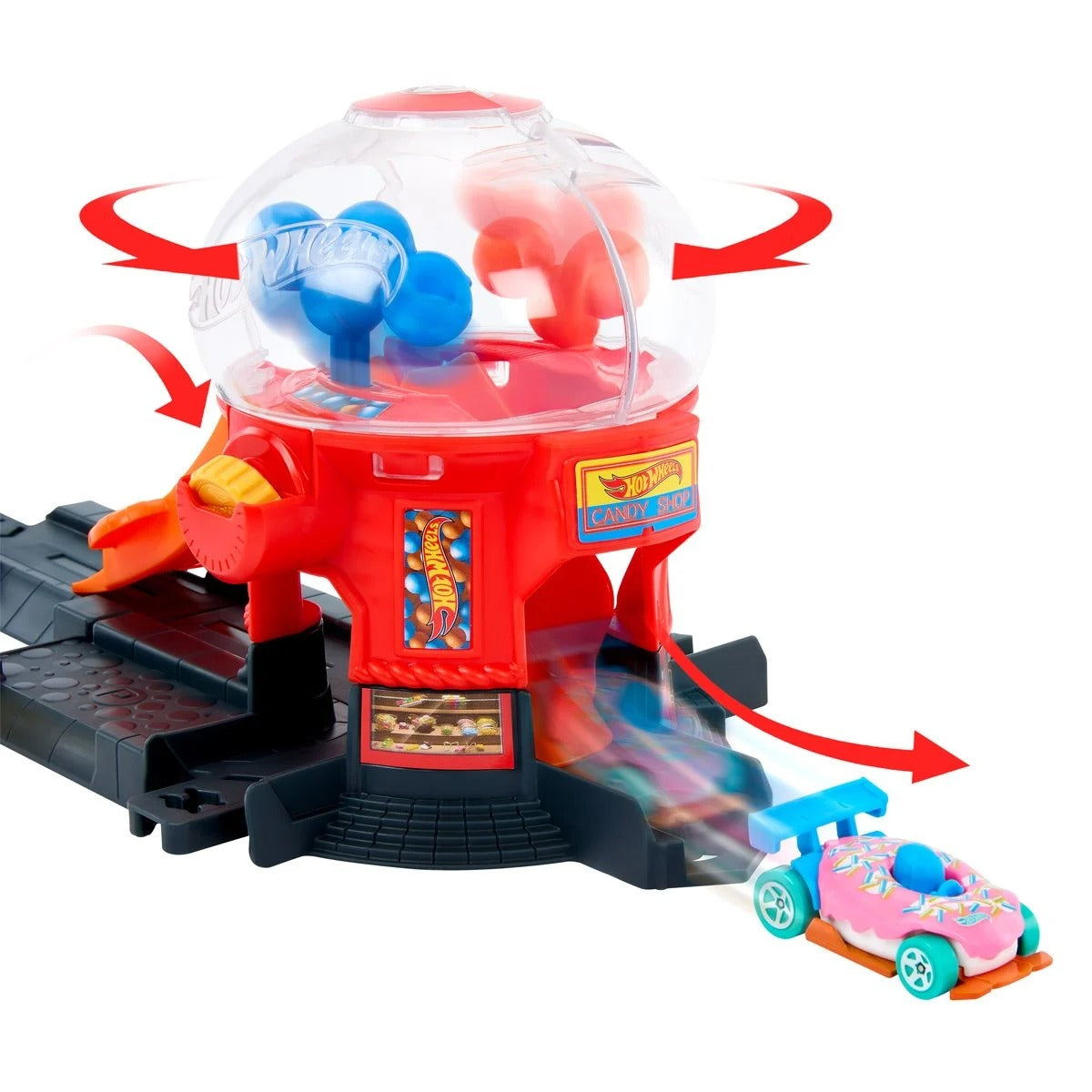 Hot Wheels - City - Downtown Candy Shop Playset