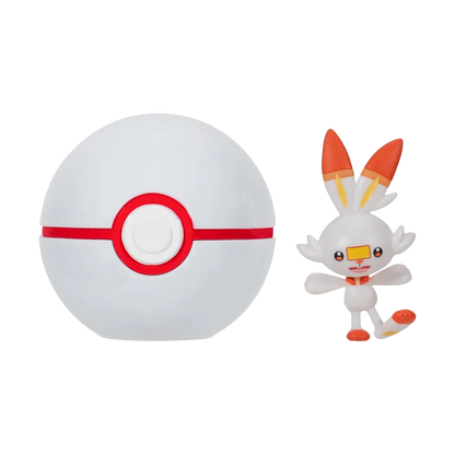 Pokemon Clip N Go - Scorbunny & Premier Ball