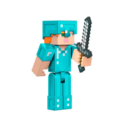 Mattel Minecraft - Core Figure - Alex in Diamond Armor