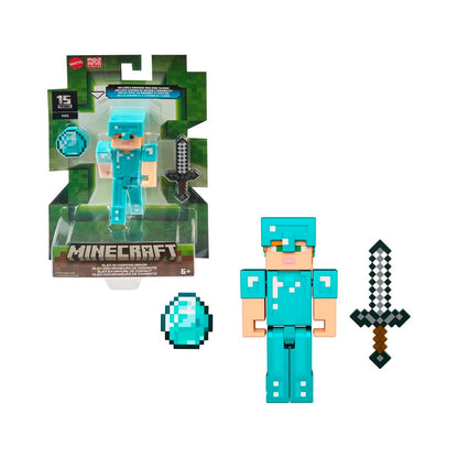 Mattel Minecraft - Core Figure - Alex in Diamond Armor