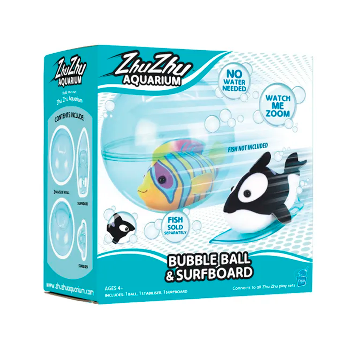 ZhuZhu -  Aquarium - Bubble Ball Surfboard