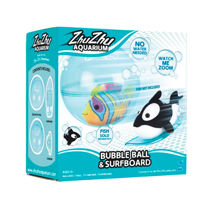ZhuZhu -  Aquarium - Bubble Ball Surfboard