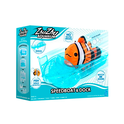 ZhuZhu -  Aquarium - Speedboat & Dock