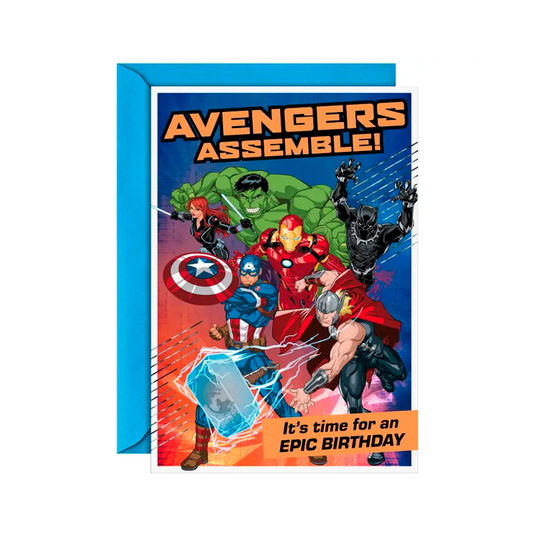 Marvel Avengers Assemble - Birthday Card