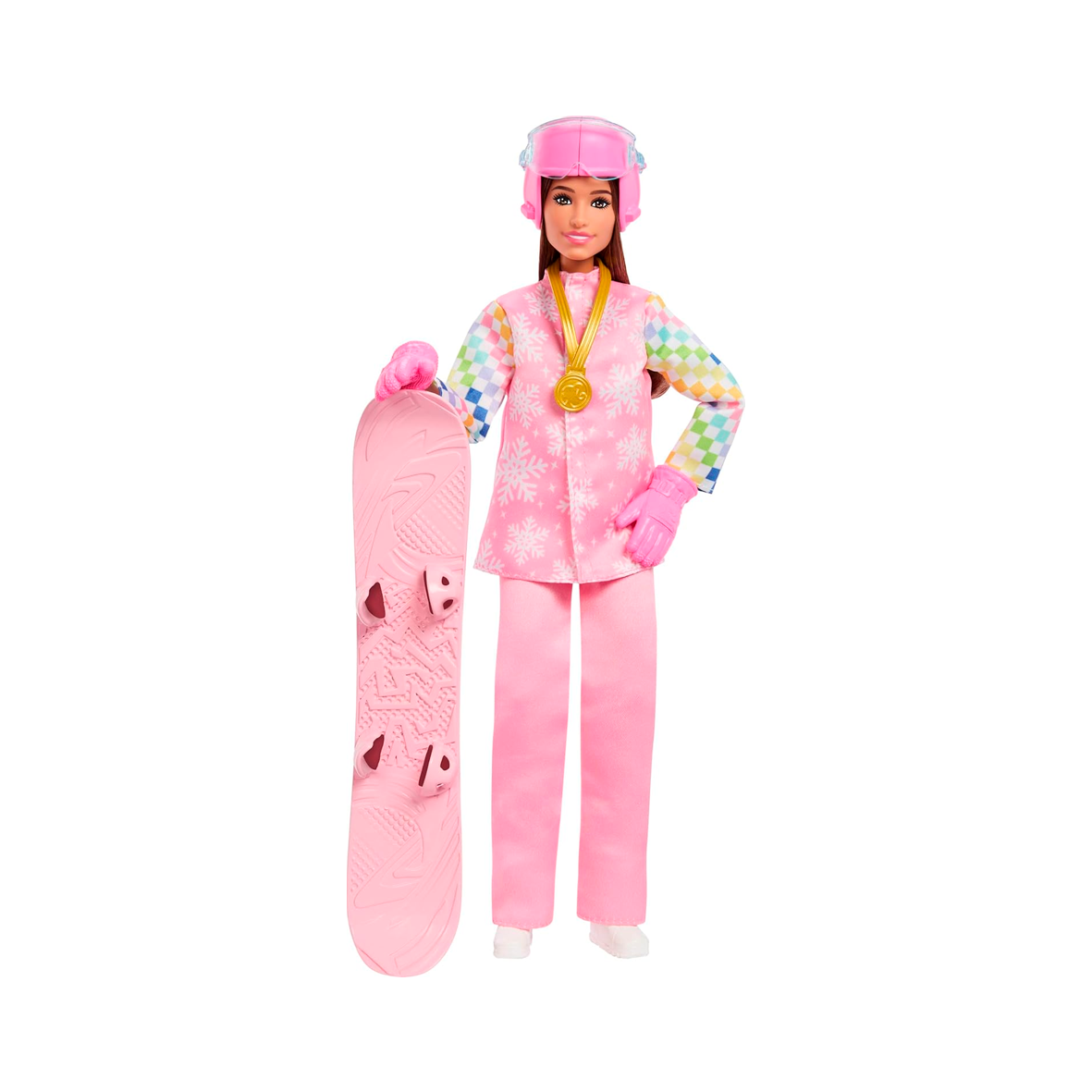 Barbie - Snowboarder Doll Wearing Pink Snow Jacket