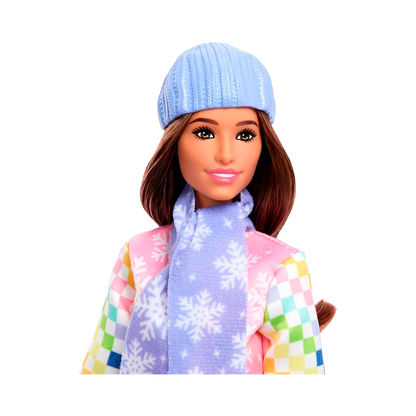 Barbie - Snowboarder Doll Wearing Pink Snow Jacket