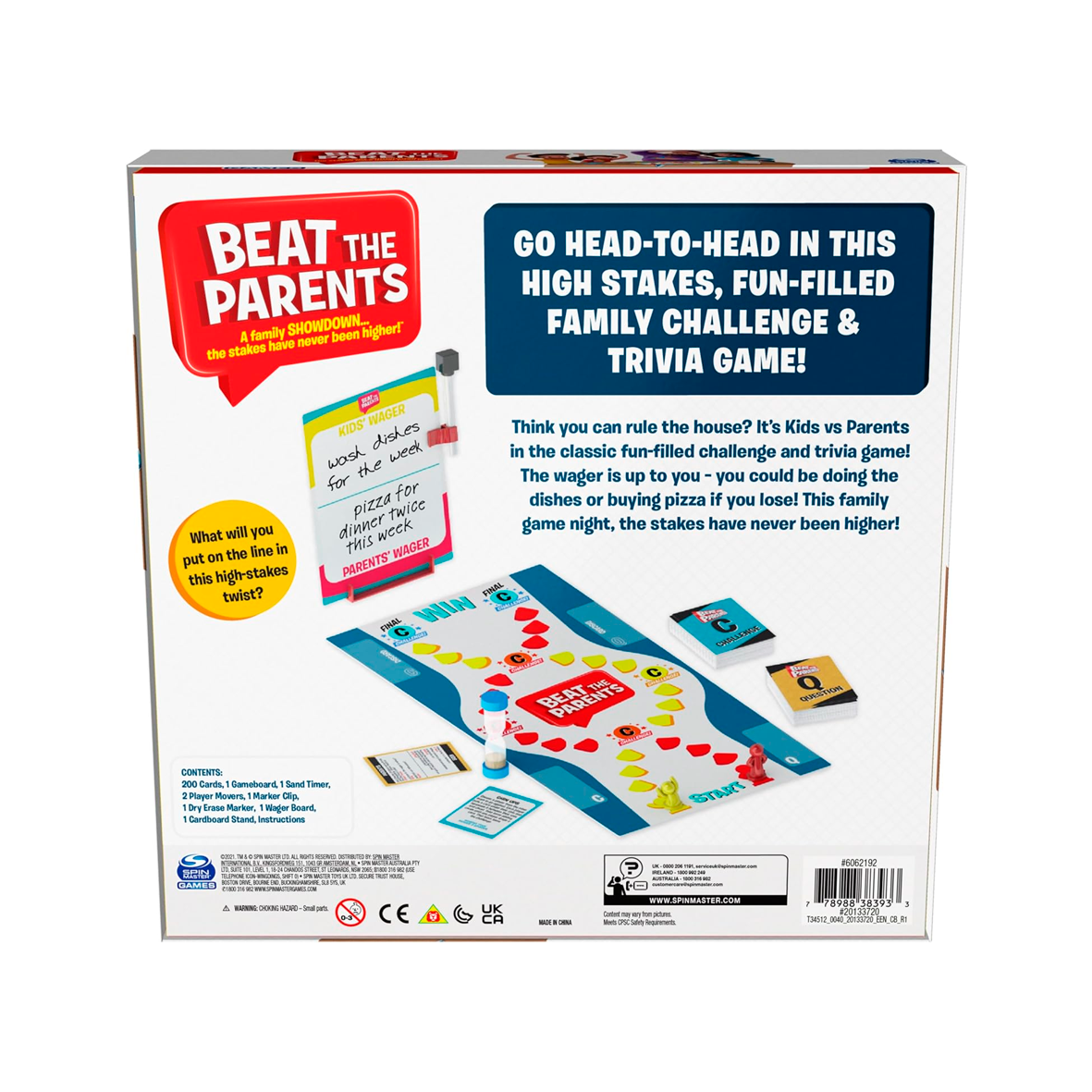 Beat The Parents Boardgame