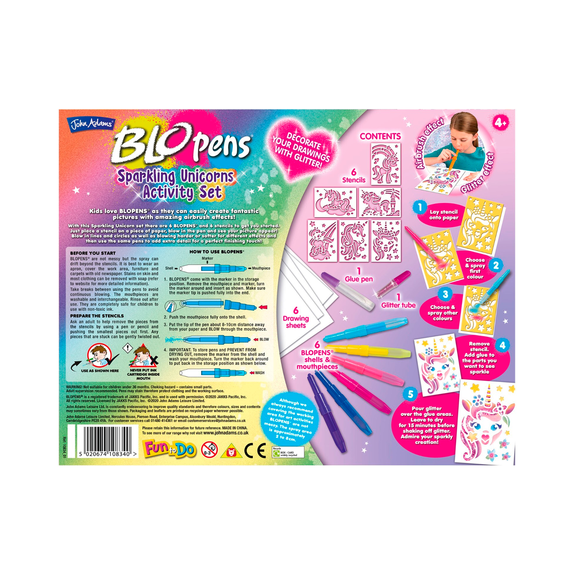 Blopens - Sparkling Unicorns Activity Set