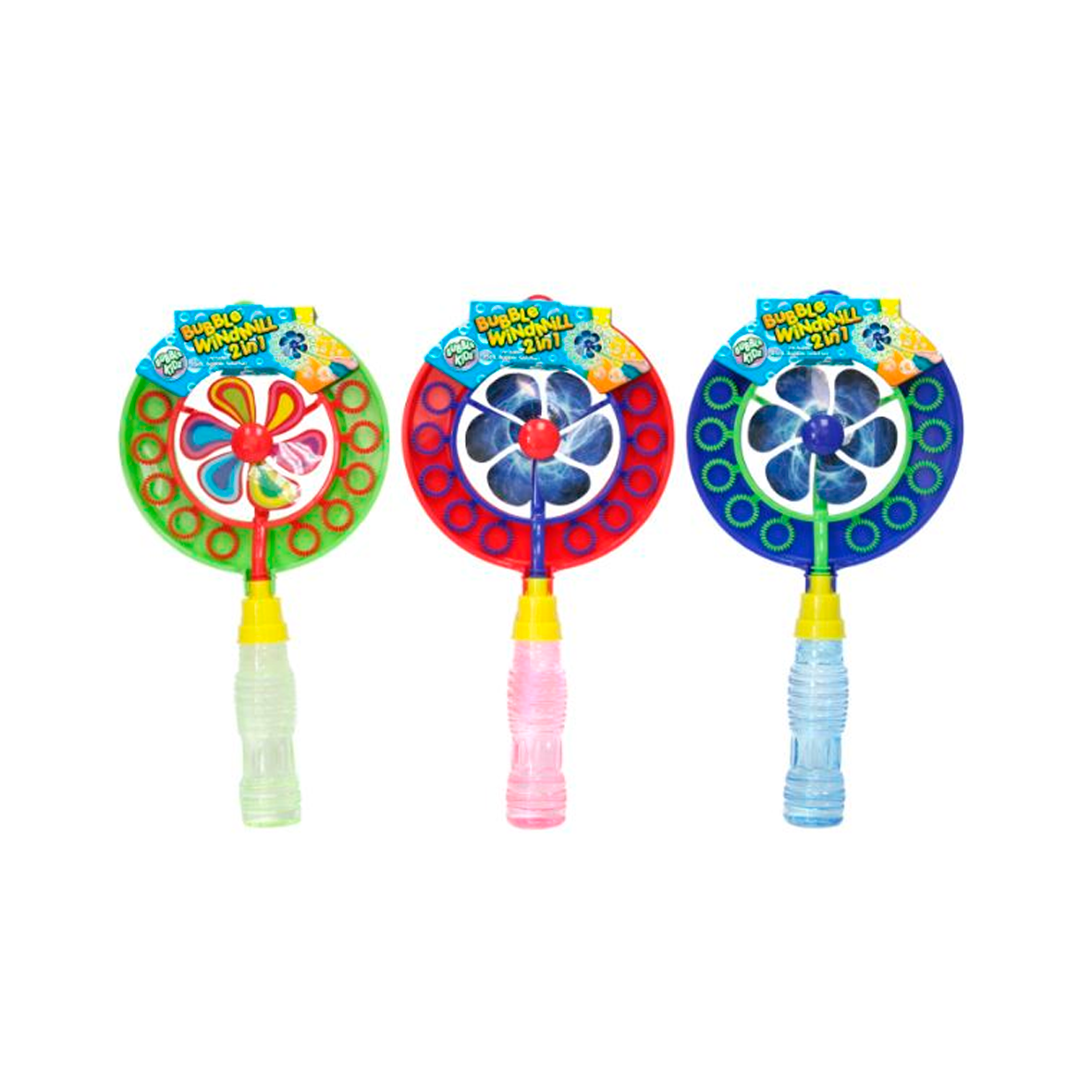 Bubble Windmill - Fan (Assorted)