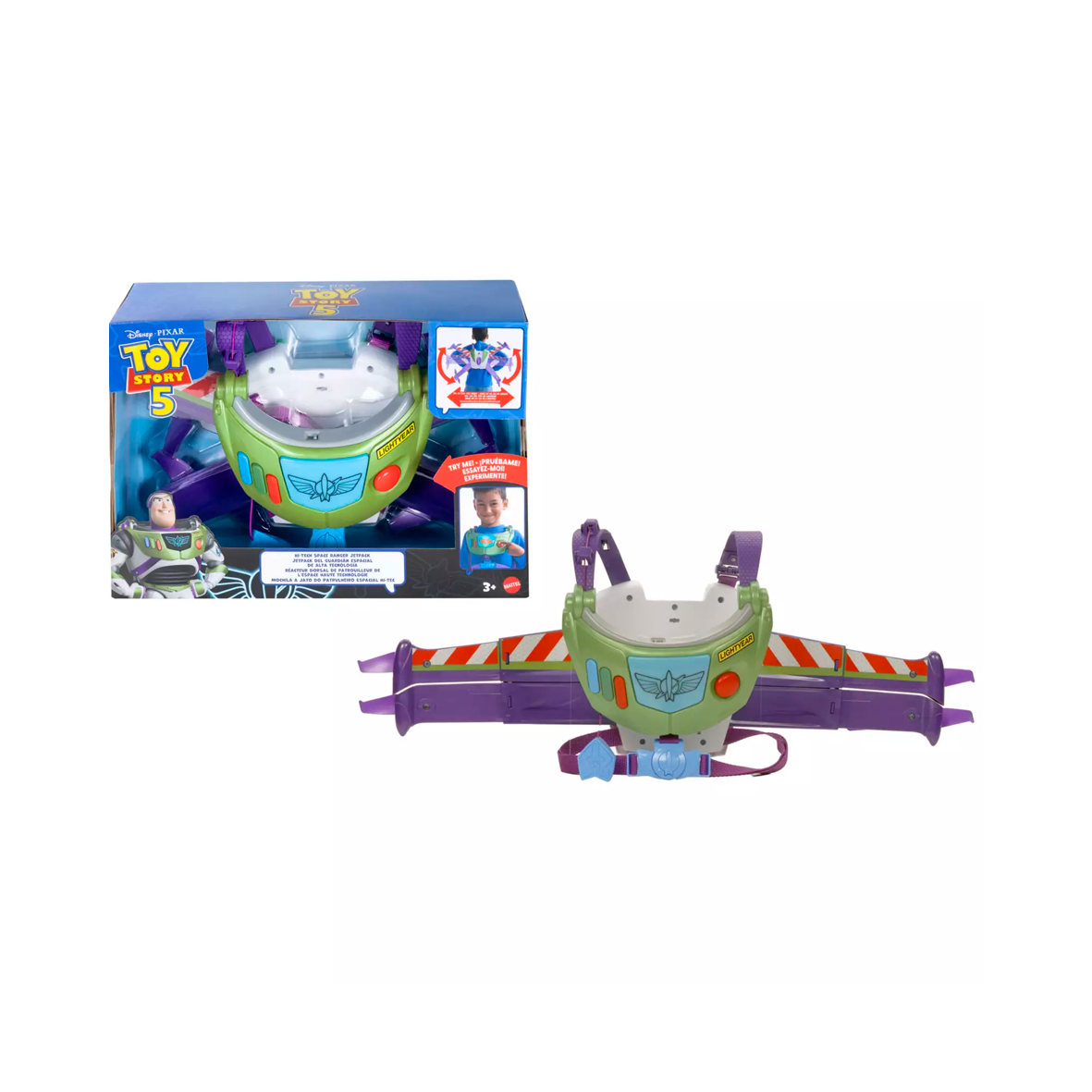 Toys Story 5 - Buzz Lightyear Hi-Tech Space Ranger Jetpack
