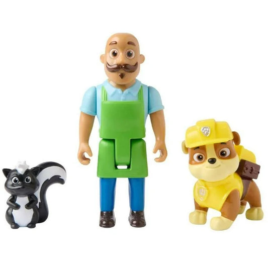 Paw Patrol - Story Figure Pack - Rubble & Mr Porter
