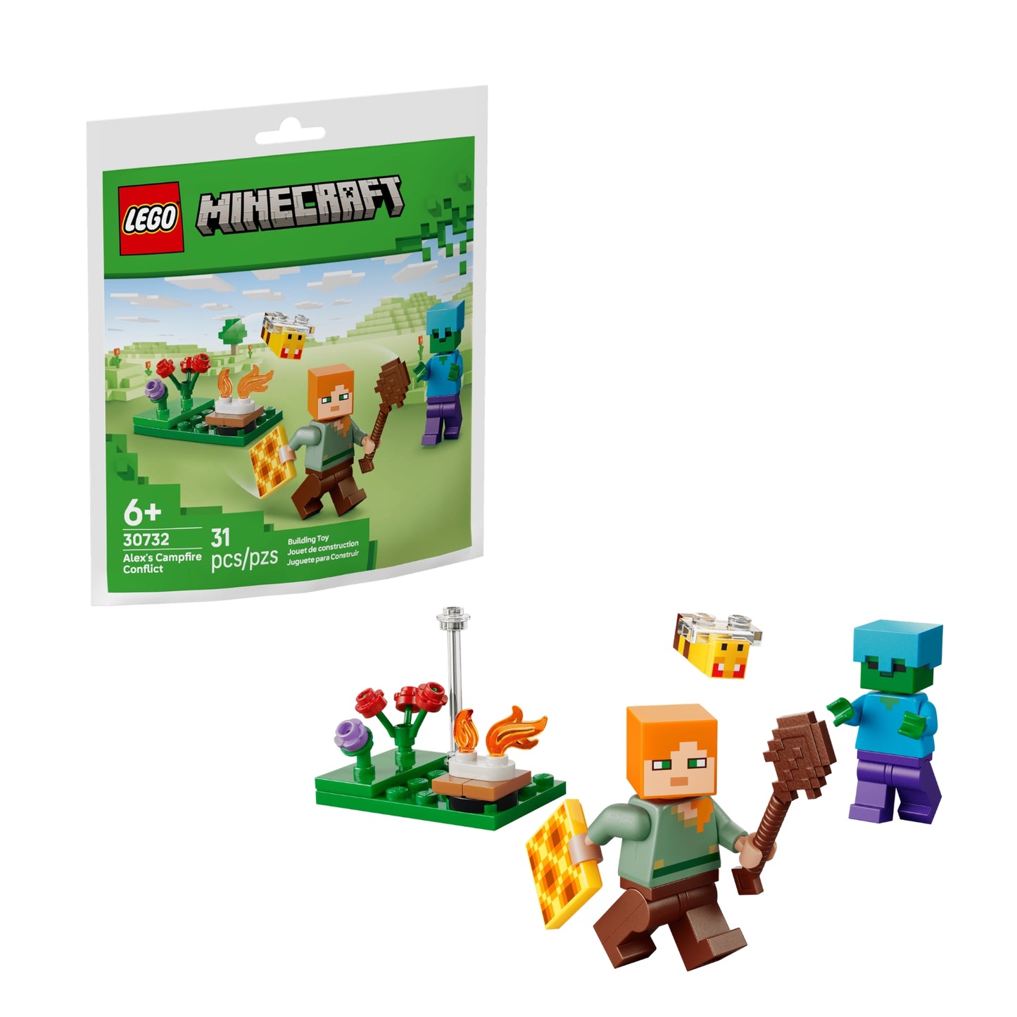 LEGO Minecraft - Alex's Campfire Conflict (30732) (Polybag)