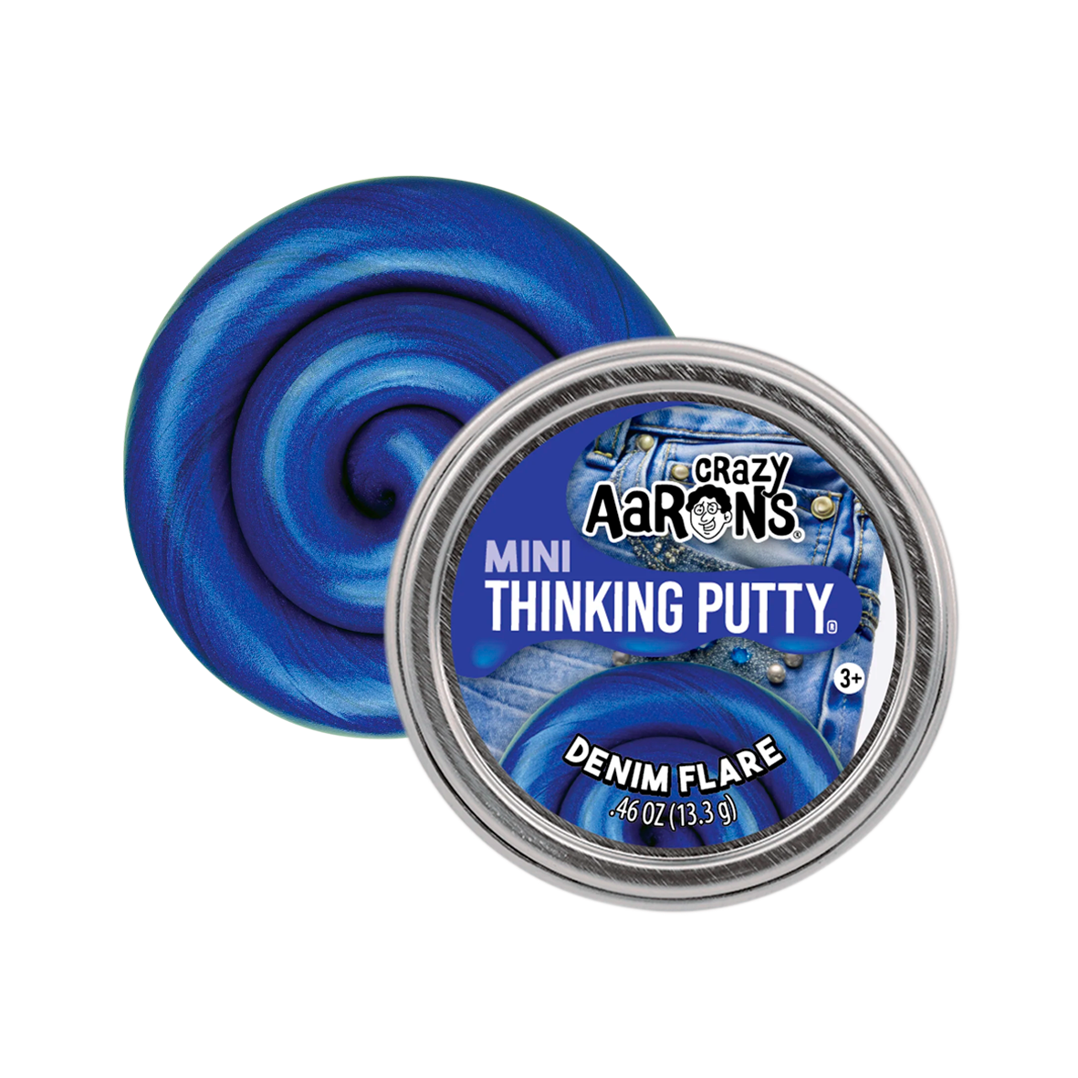 Crazy Aarons - Mini Thinking Putty - Denim Flare