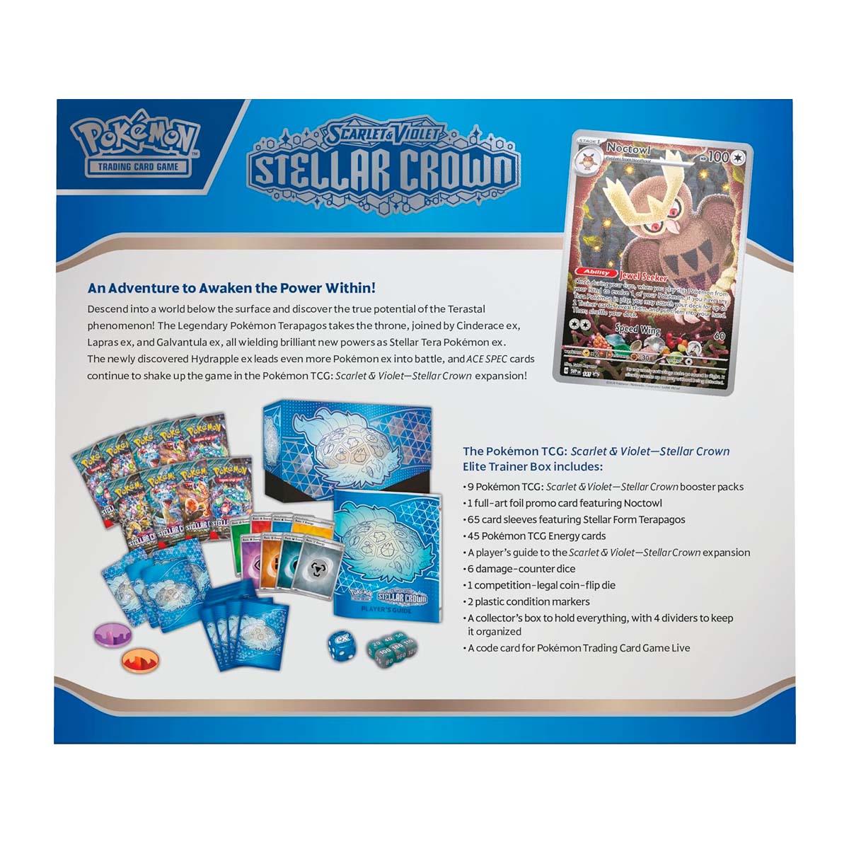 Pokemon TCG - Scarlet & Violet - Stellar Crown - Elite Trainer Box