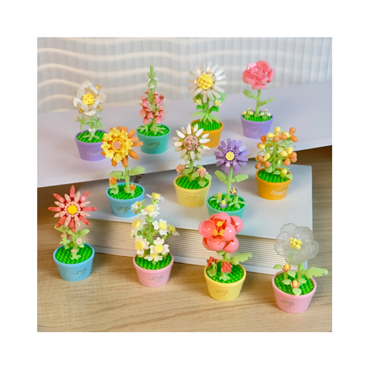 Nano Block - Flower Potted Pland (Assorted)