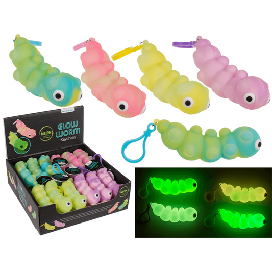 Glow Worm Keychain