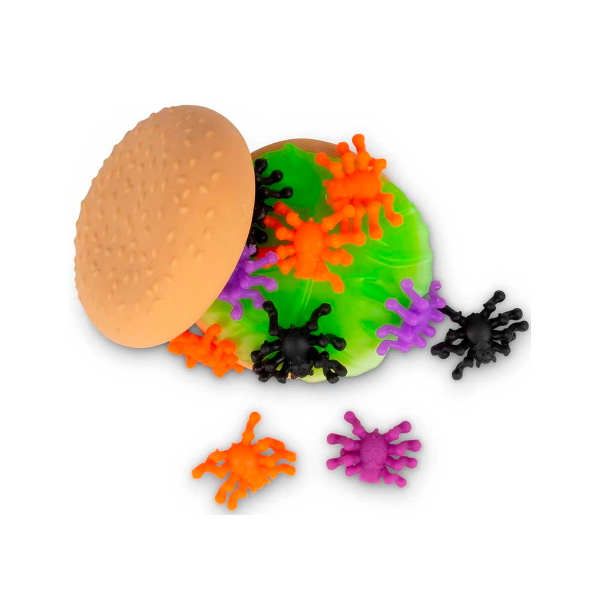 Scrunchems - Spooky Spider Burger Squishy