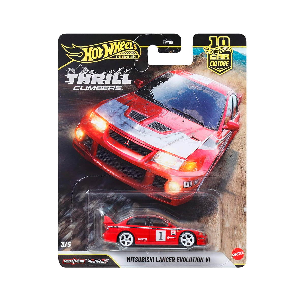 Hot Wheels - Premium - Car Culture - Mitsubishi Lancer Evolution VI