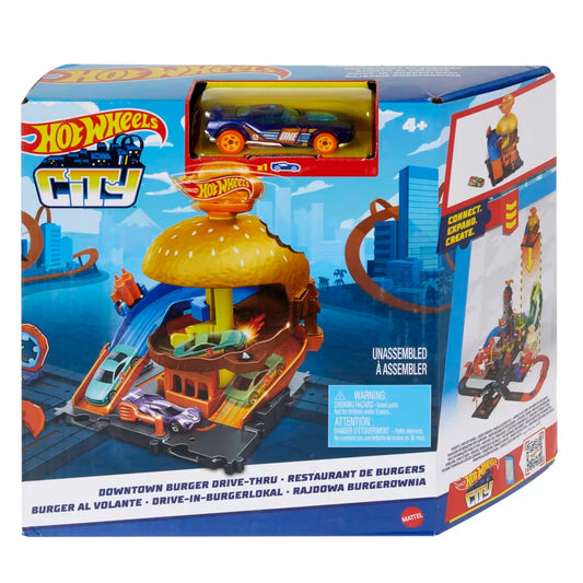 Hot Wheels - City - Downtown Burger Drive Thru Playset