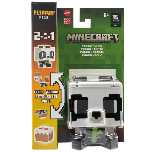 Minecraft - Flippin Figures - Panda & Cake