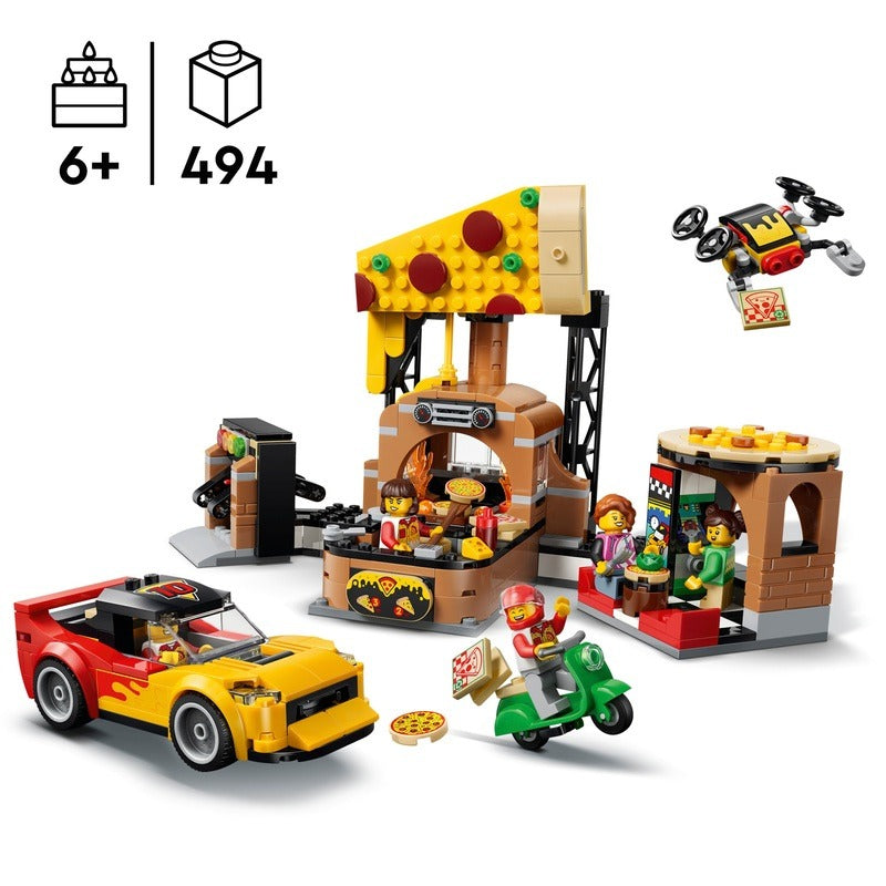 LEGO City - Pizza Delivery Experience with Vehicles (60496)