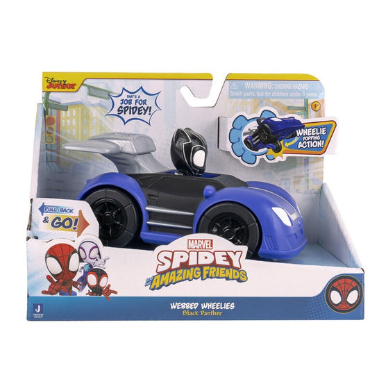 Spidey and his Amazing Friends - Webbed Wheelies - Black Panther