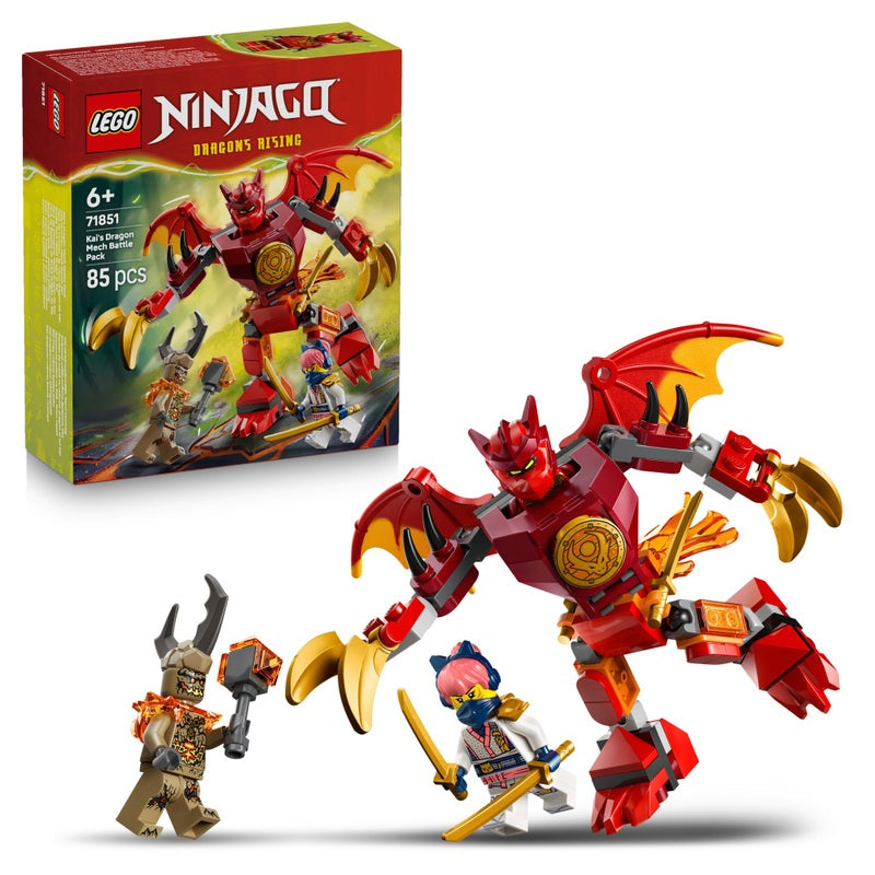 LEGO Ninjago - Kai's Dragon Mech Battle Pack (71851)
