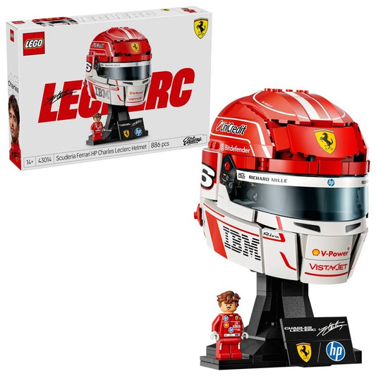 LEGO Editions - Scuderia Ferrari HP Charles Leclerc Helmet (43014)