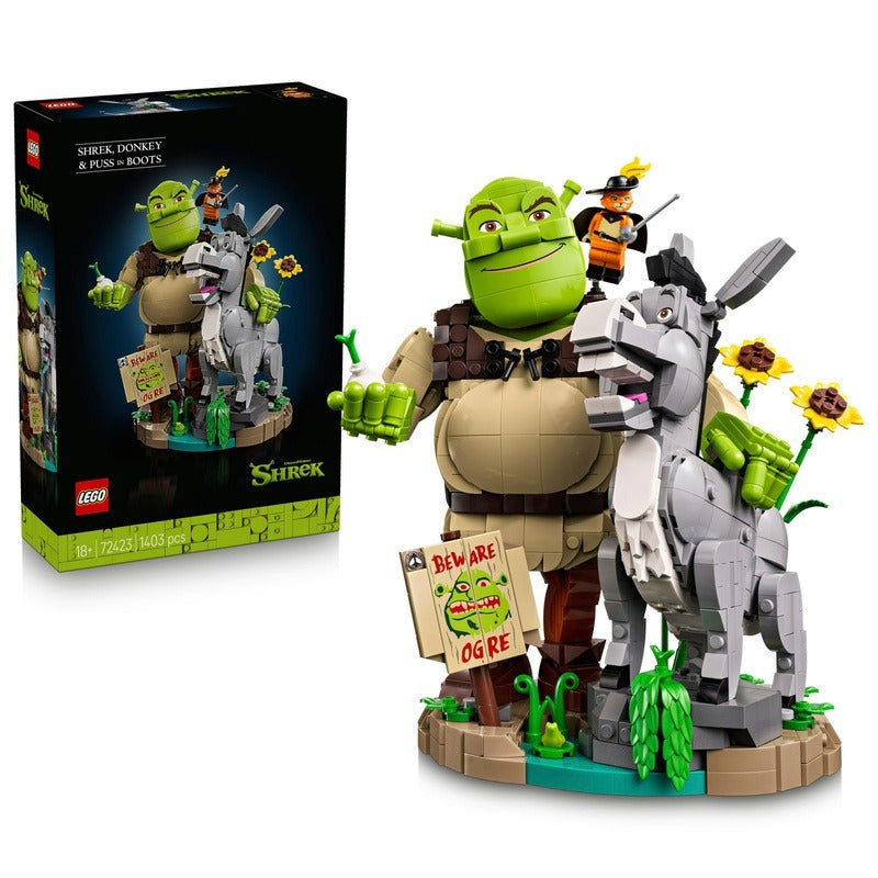 LEGO Icons - Shrek, Donkey & Puss in Boots (72423)