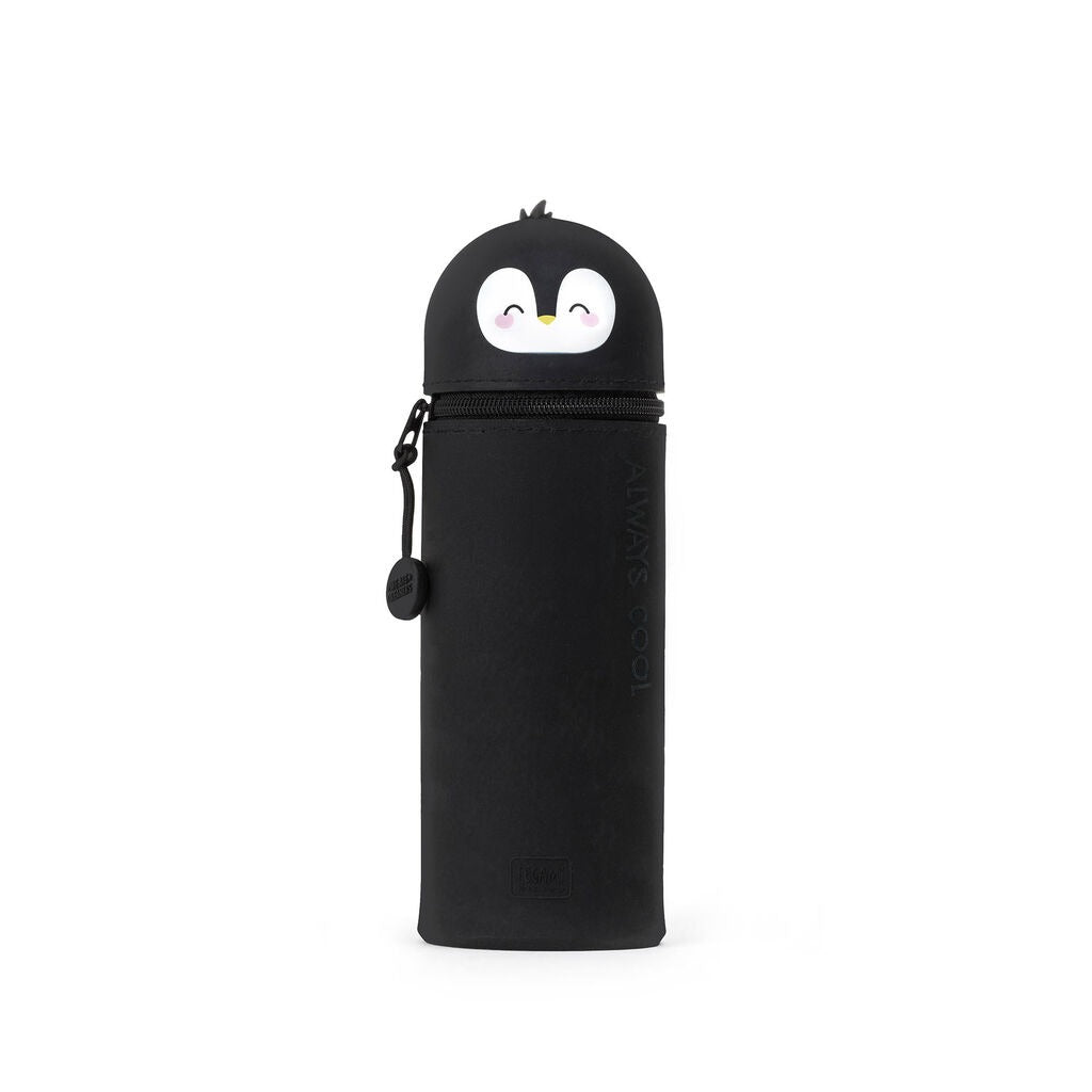 Legami - Penguin 2-in-1 Silicone Pencil Case - Kawaii