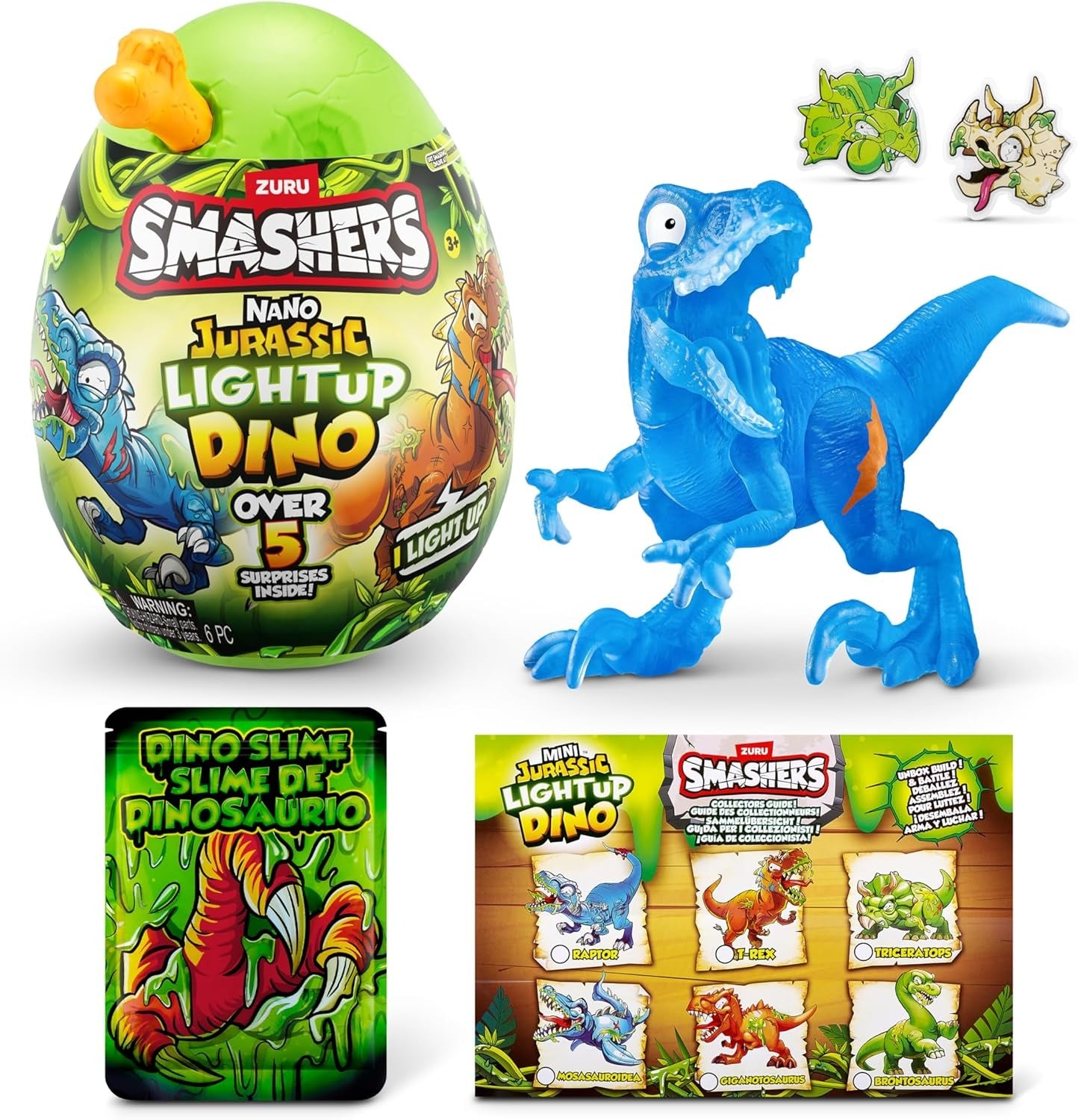 Smashers - Jurassic Light Up Nano Egg