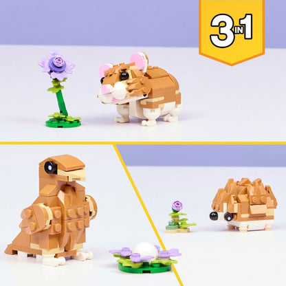 LEGO Creator - Cute Hamster with a Flower (31376)