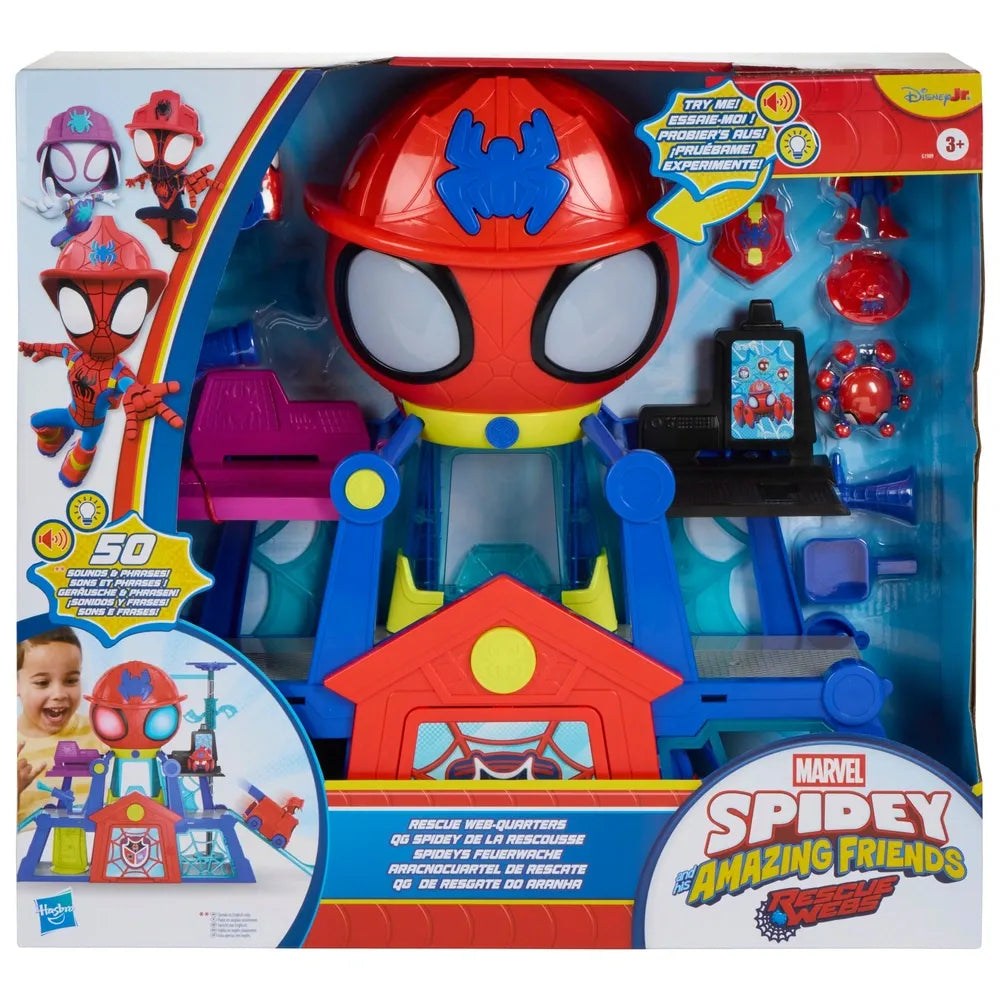 Spidey & His Amazing Friends - Rescue Web-Quarters Playset