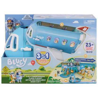 Bluey - 3 in 1 Transforming Plane Playset