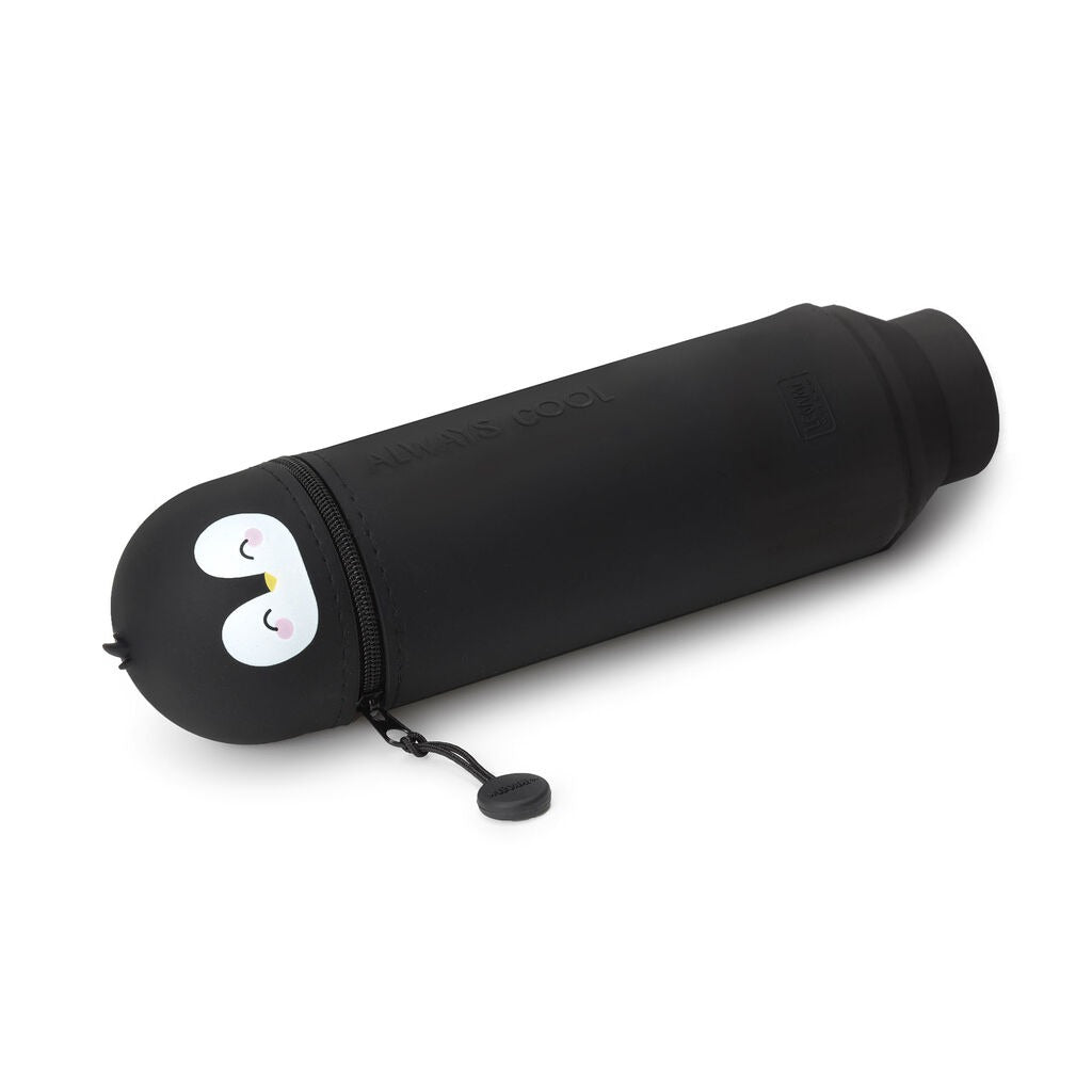 Legami - Penguin 2-in-1 Silicone Pencil Case - Kawaii