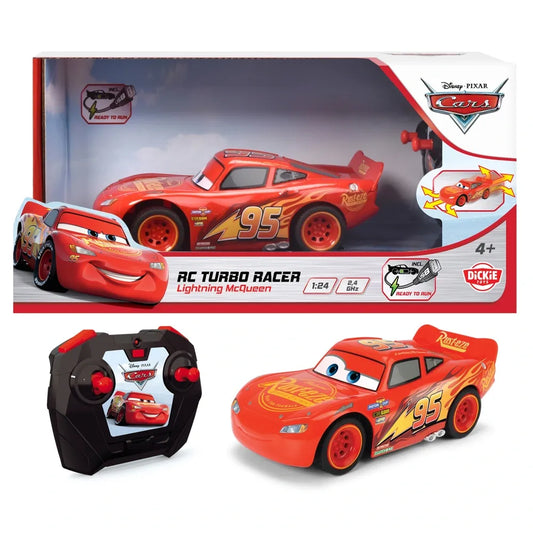 Disney Cars - Remote Control Turbo Racer Lightning McQueen 1:24