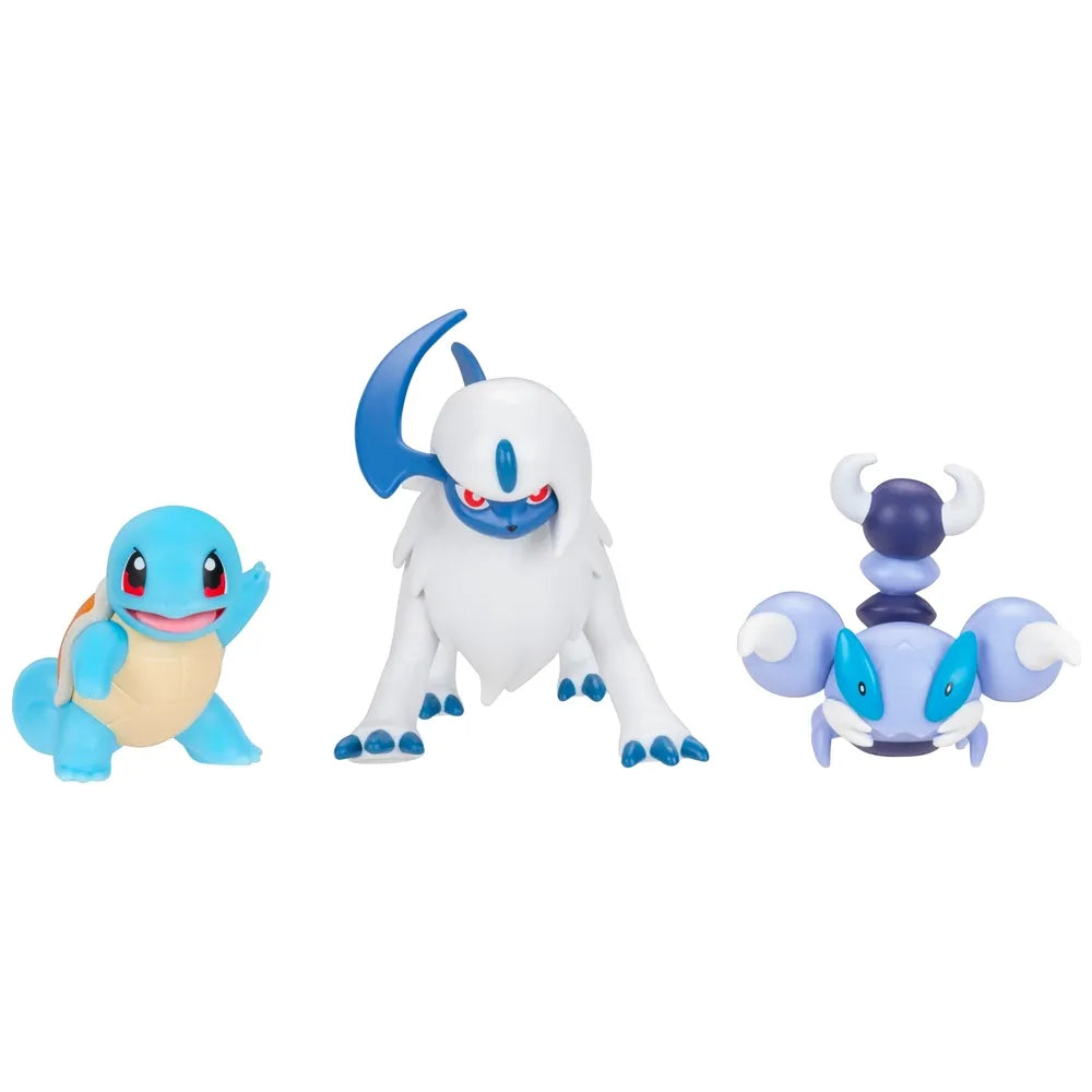 Pokemon - Battle Feature Figure - 3 Pack - Squirtle, Scorupi and Pokemon - Battle Feature Figure - 3 Pack - Squirtle, Scorupi and