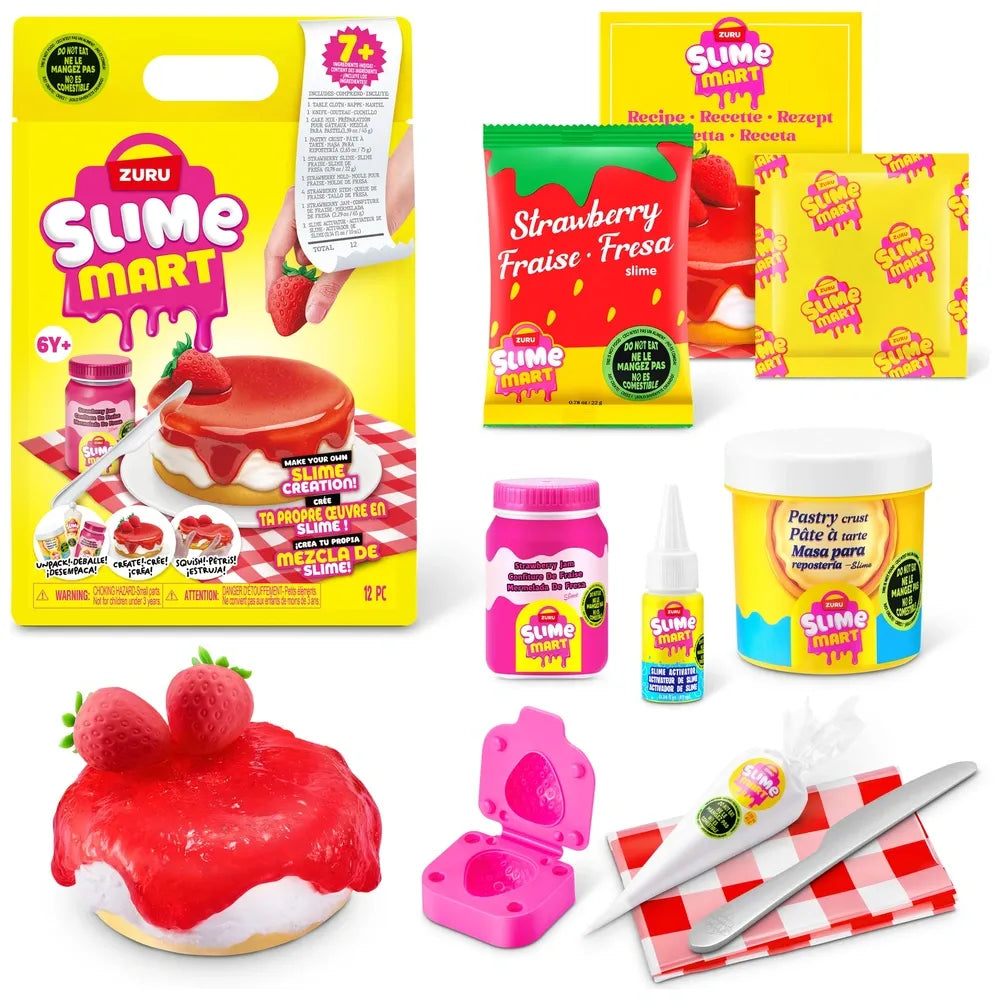 Slime Mart - Small Bag Strawberry Cheesecake Set
