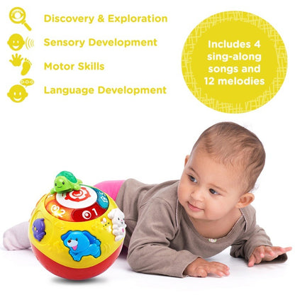 Vtech - Yellow Crawl & Learn Bright Lights Ball
