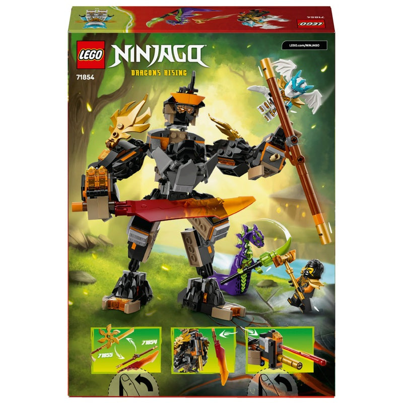 LEGO Ninjago - Cole's Mission Mech and Dragon Zane (71854)