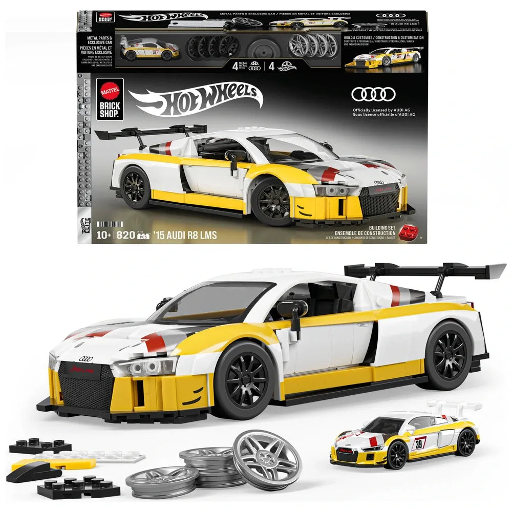 Mattel Brick Shop - Hot Wheels - 5 Audi R8 LMS