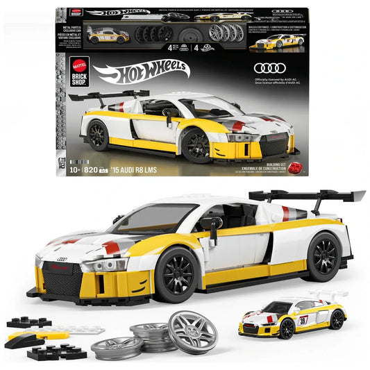 Mattel Brick Shop - Hot Wheels - 5 Audi R8 LMS
