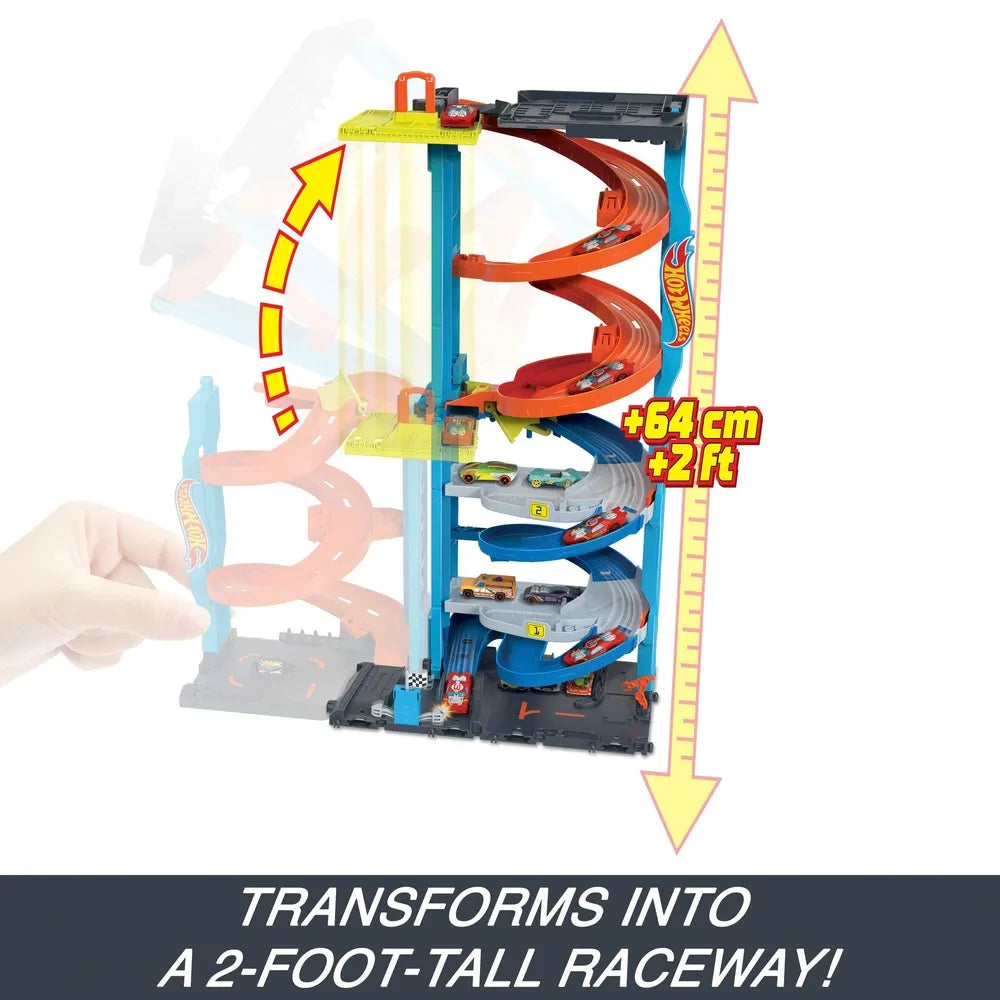 Hot Wheels - Transforming Racing Tower Playset