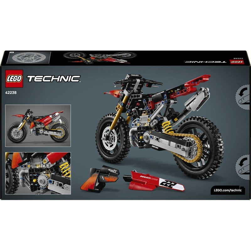 LEGO Technic - Ducati Desmo450 MX Factory Motorcycle (42238)