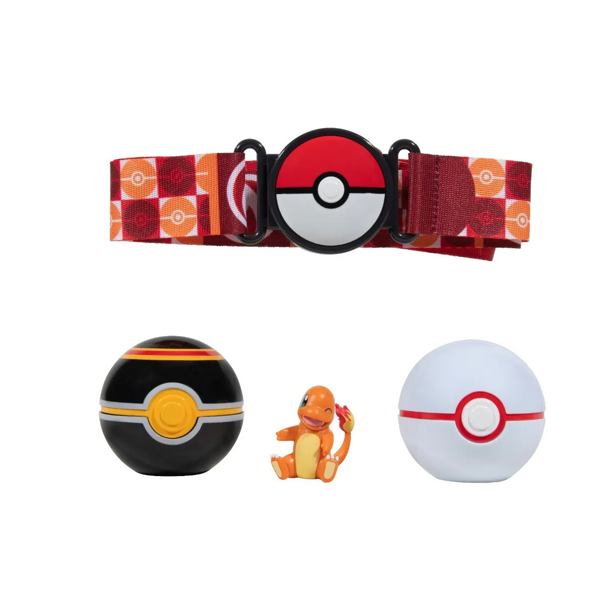 Pokemon - Clip N Go - Poke Ball Belt Set  - Charmander