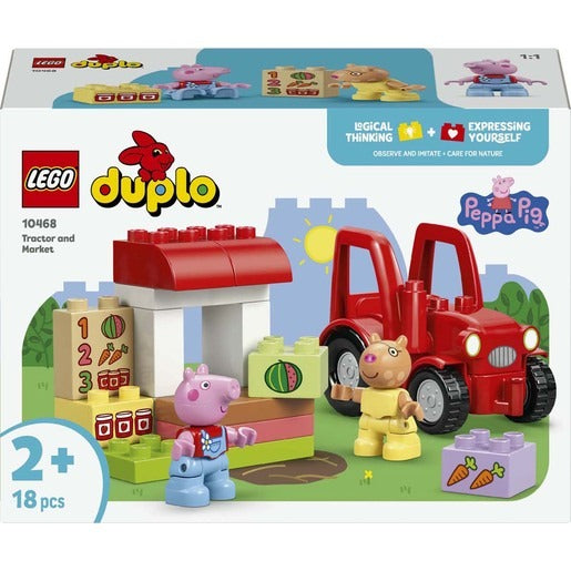 LEGO Duplo - Peppa Pig Tractor And Market Construction Set (10468)