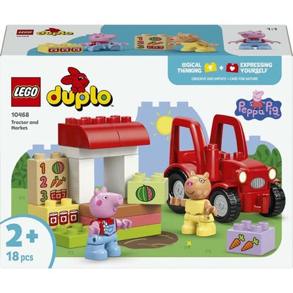 LEGO Duplo - Peppa Pig Tractor And Market Construction Set (10468)