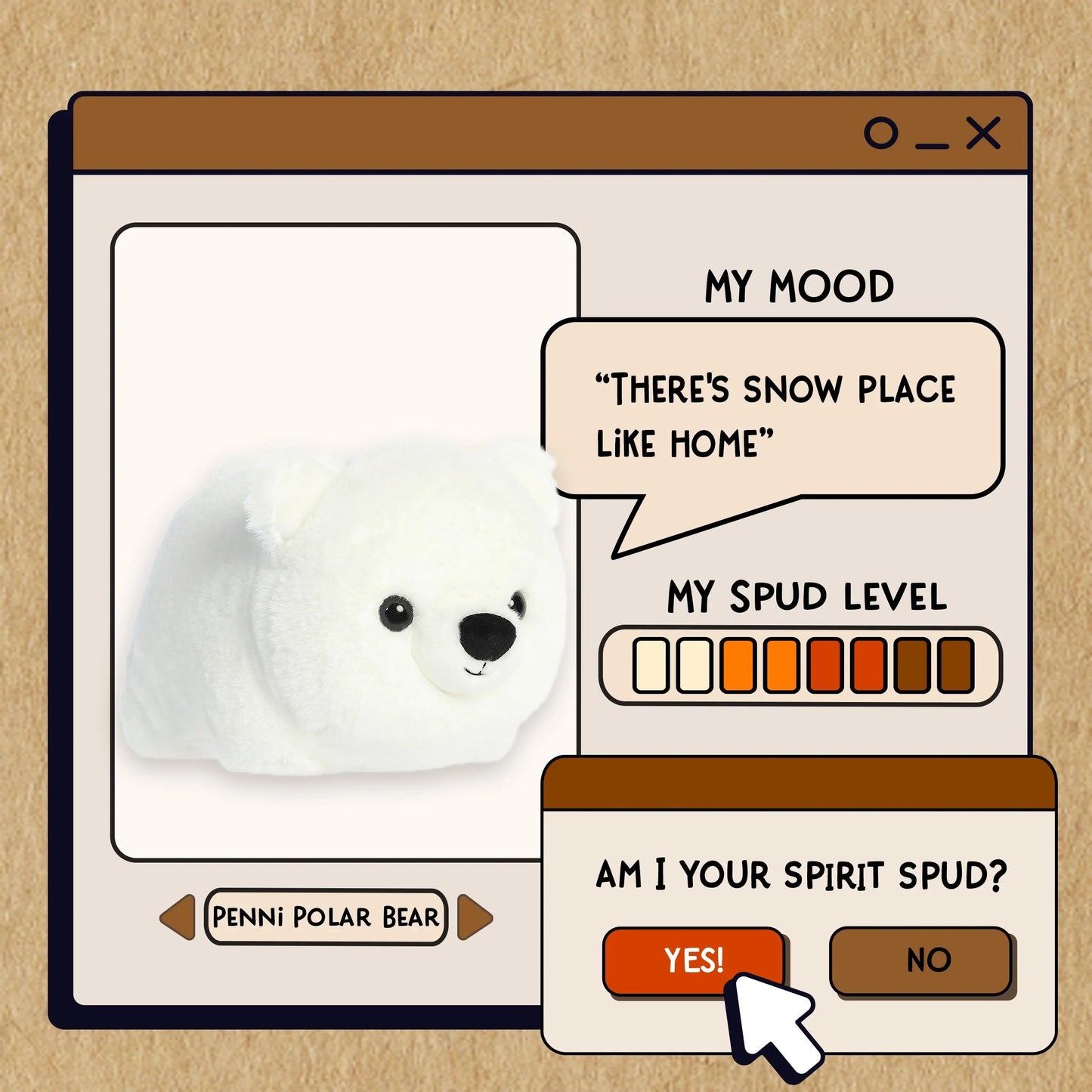 Spudsters - Penny Polar Bear