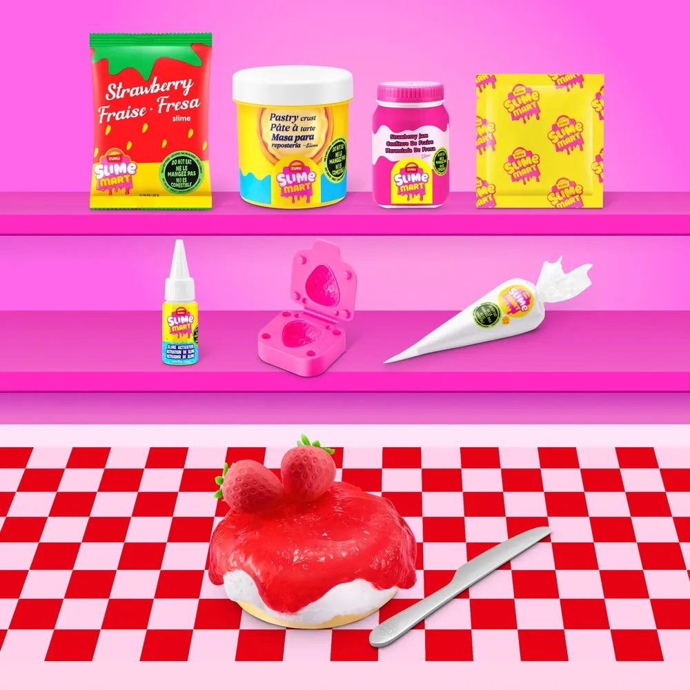 Slime Mart - Small Bag Strawberry Cheesecake Set